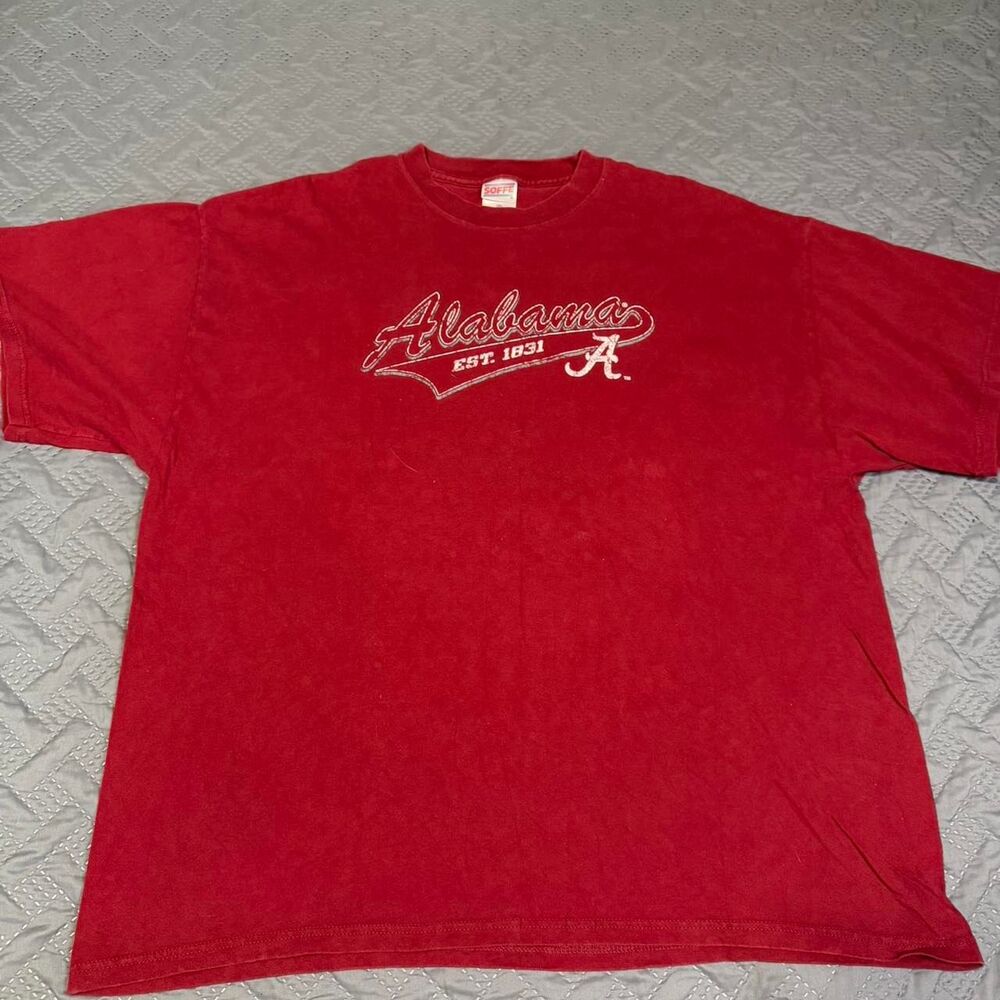 Vintage Alabama Crimson Tide College Tee Men's Size 2X Sports Roll Tide